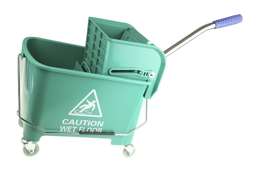 20L Plastic Green Mop Bucket With Handle RS Components Indonesia