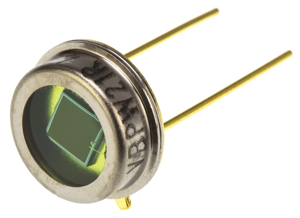 Vishay, BPW21R Visible Light Si Photodiode, 50 °, Through Hole TO5