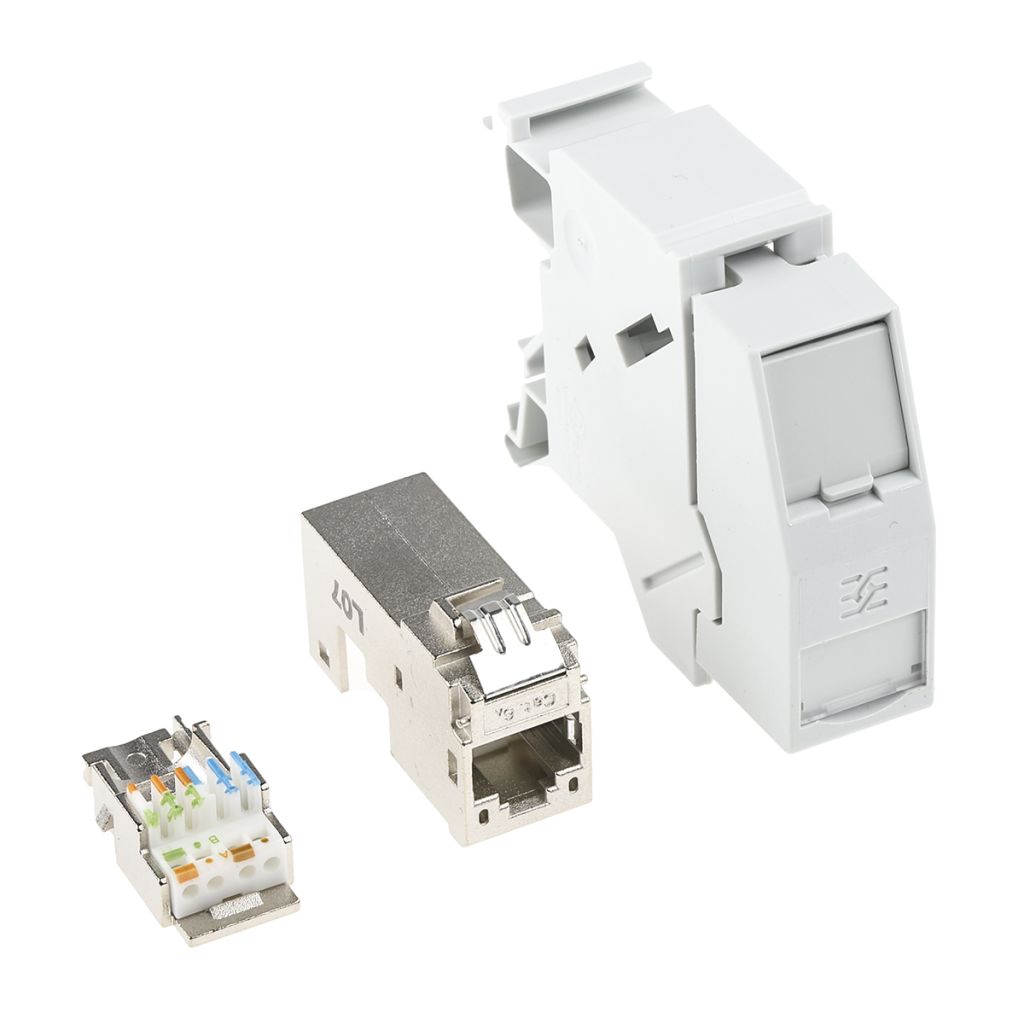 Weidmuller, 8 Pole IDC, RJ45 Connector Interface Module, DIN Rail Mount