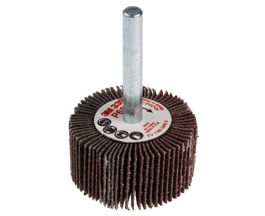 3M Aluminium Oxide Flap Wheel, 40mm Diameter, P60 Grit RS Components