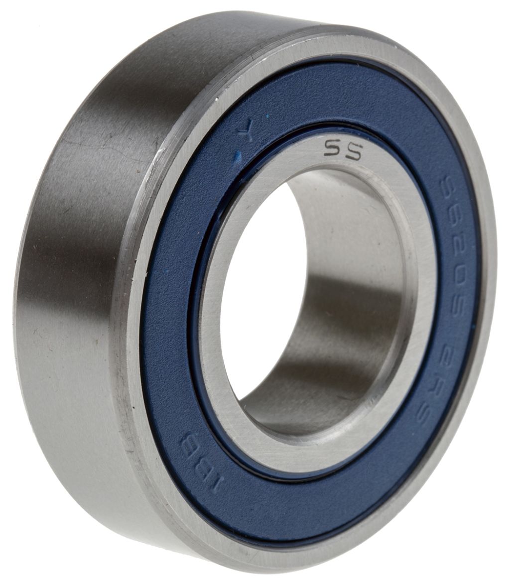 RS PRO Deep Groove Ball Bearing Plain Race Type, 25mm I.D, 52mm O.D
