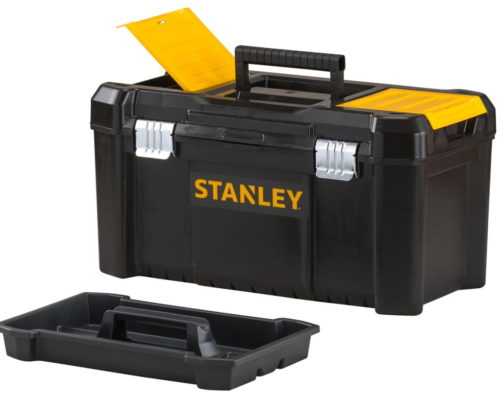 Stanley Plastic Tool Box, 482 x 254 x 250mm RS Components Indonesia