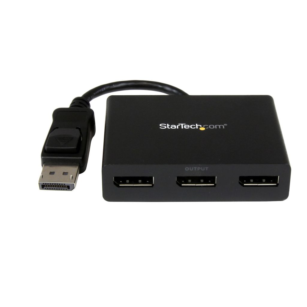 StarTech.com 3 port DisplayPort to DisplayPort Adapter, 190mm - 4K - RS
