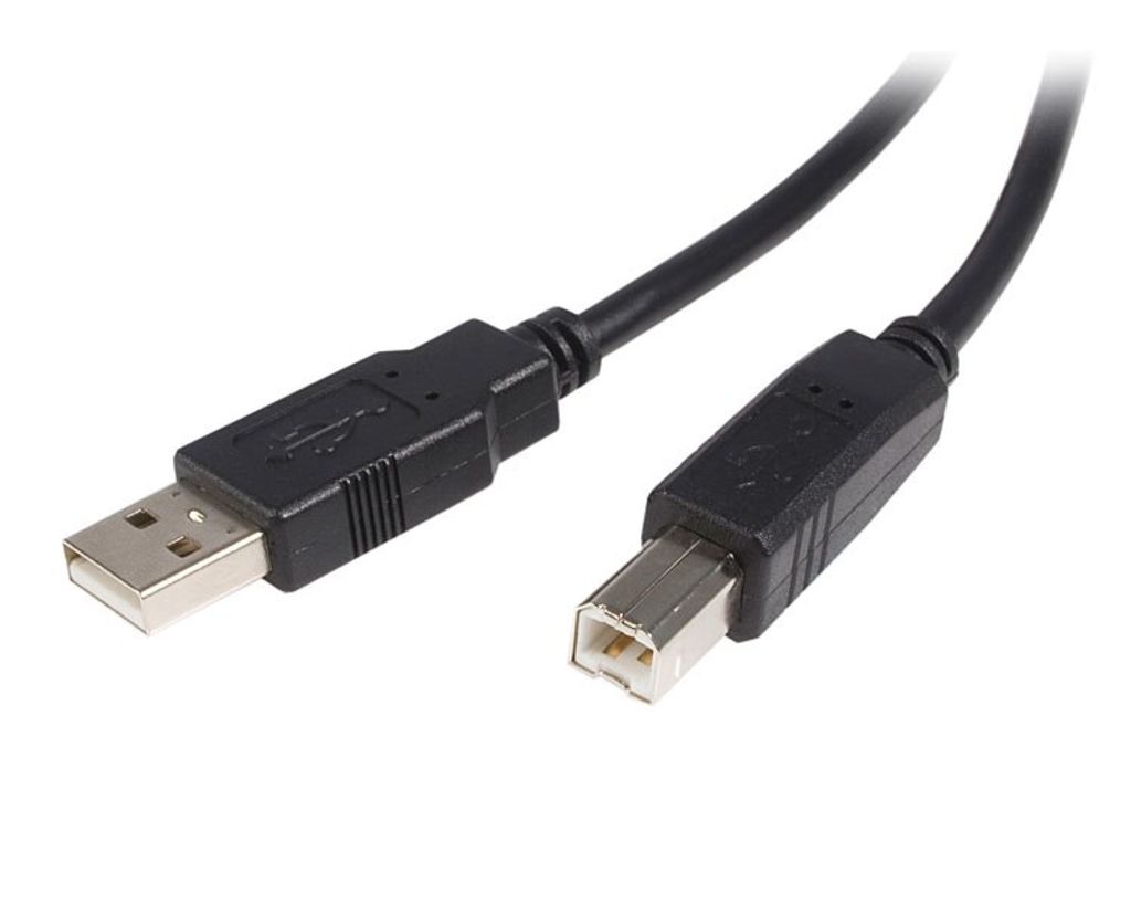 StarTech.com Male USB A to Male USB B Cable, USB 2.0, 1m - RS