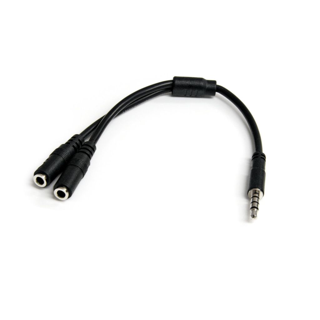 Male 3.5 mm MiniJack to Female 3.5 mm MiniJack Aux Cable