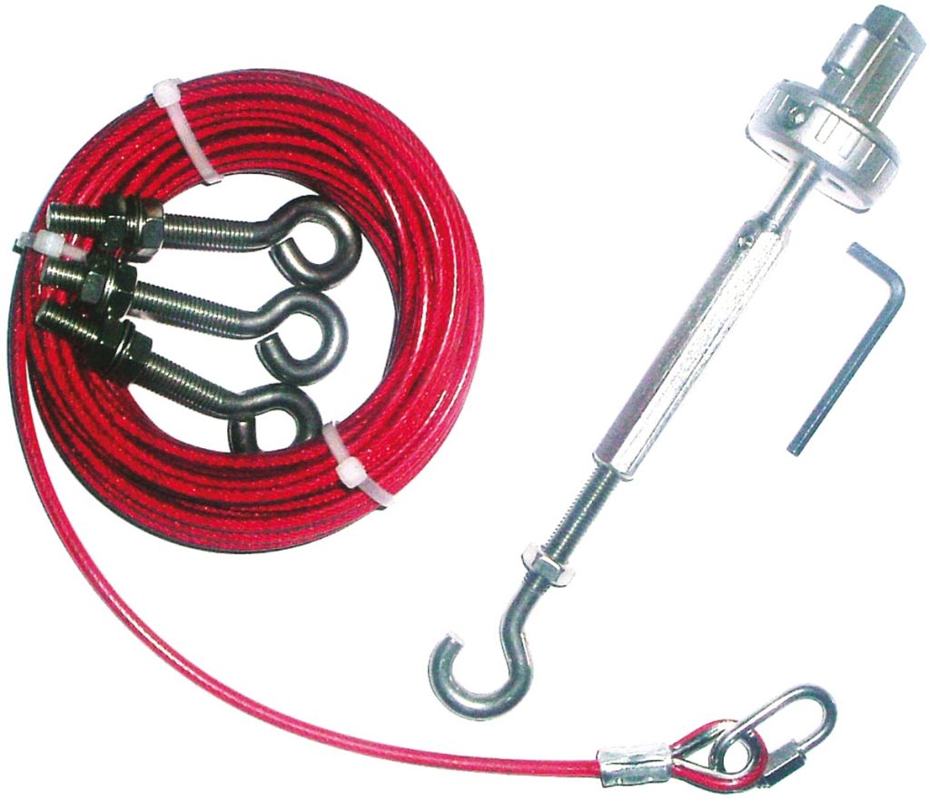 IDEM 140017 Rope Pull Kit for Guardian Line Rope Switches, 100m RS