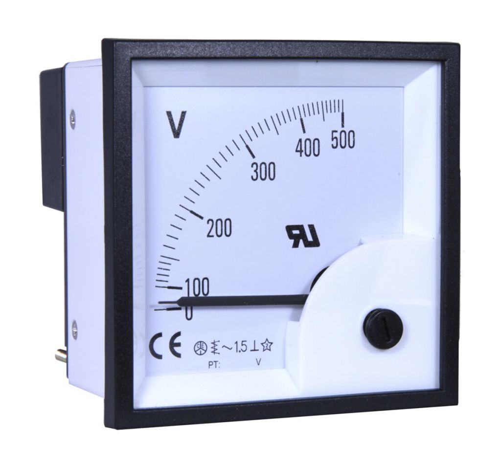 RS PRO Analogue Voltmeter AC ±1.5 , 68 x 68 mm RS Components Indonesia