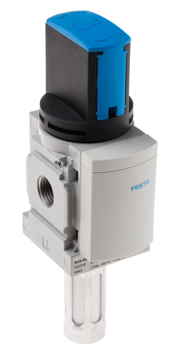 Festo Rotary Pneumatic Manual Control Valve MS Series RS Components