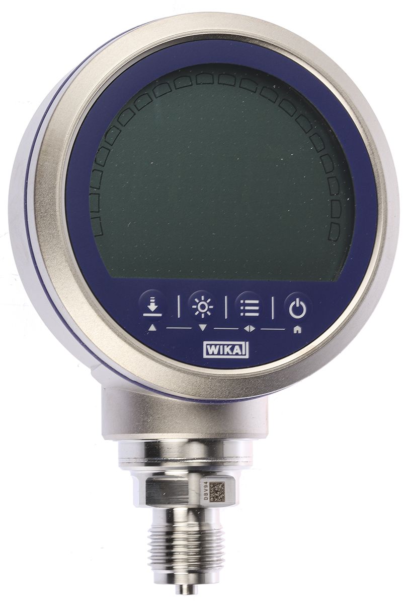 WIKA G 1/2 Digital Pressure Gauge 10bar, 46885356Wireless RS