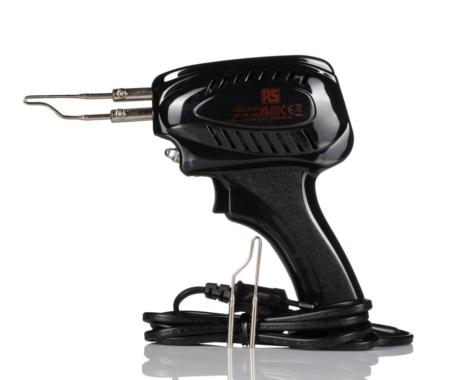 RS PRO Electric Soldering Iron Kit, 230V, 100W, for use with SP100