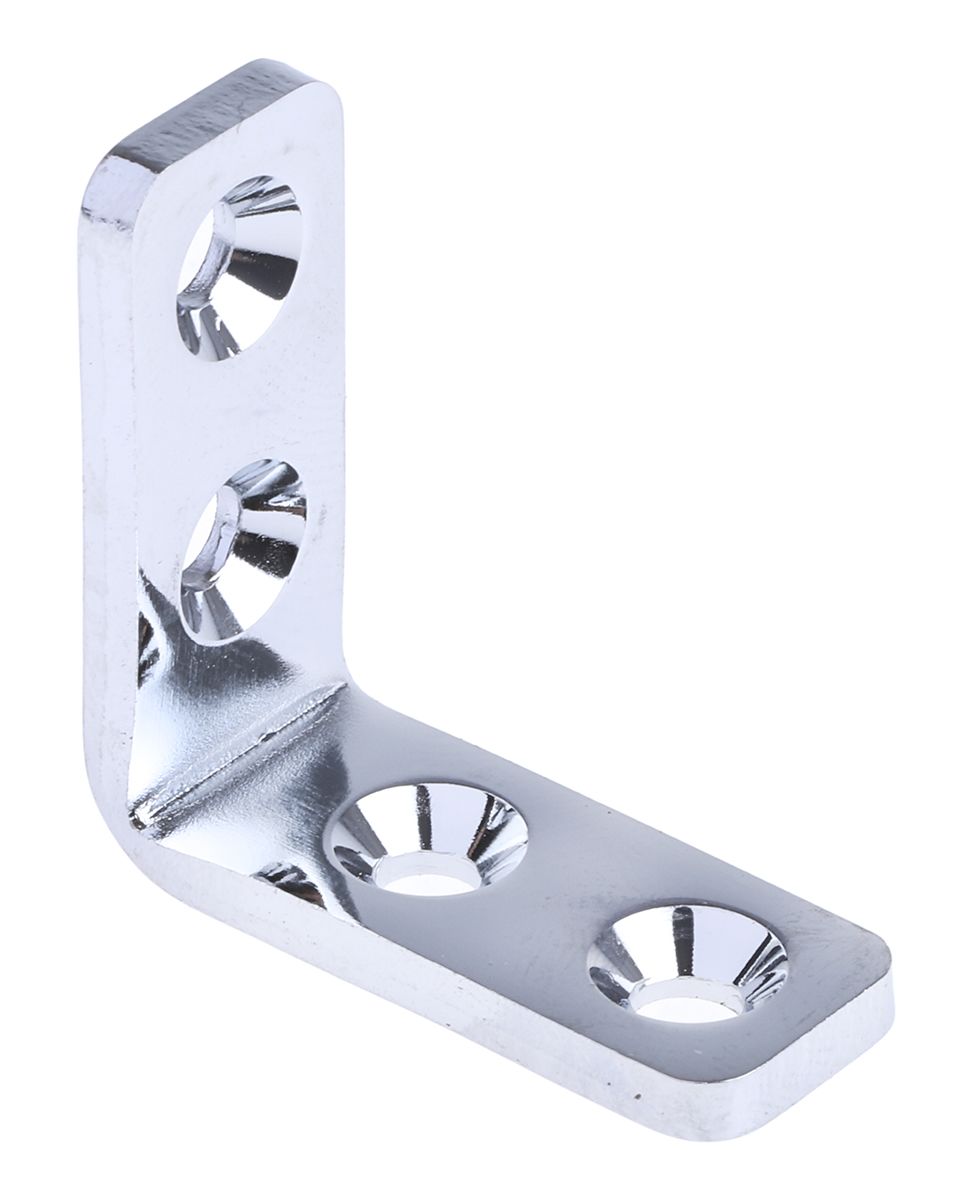 RS PRO 30 x 12mm 4 Hole Stainless Steel Angle Bracket RS Components