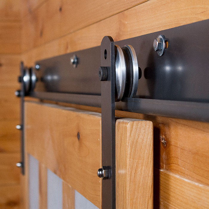 Lowest Clearance Barn Door Hardware Track Systems Rustica