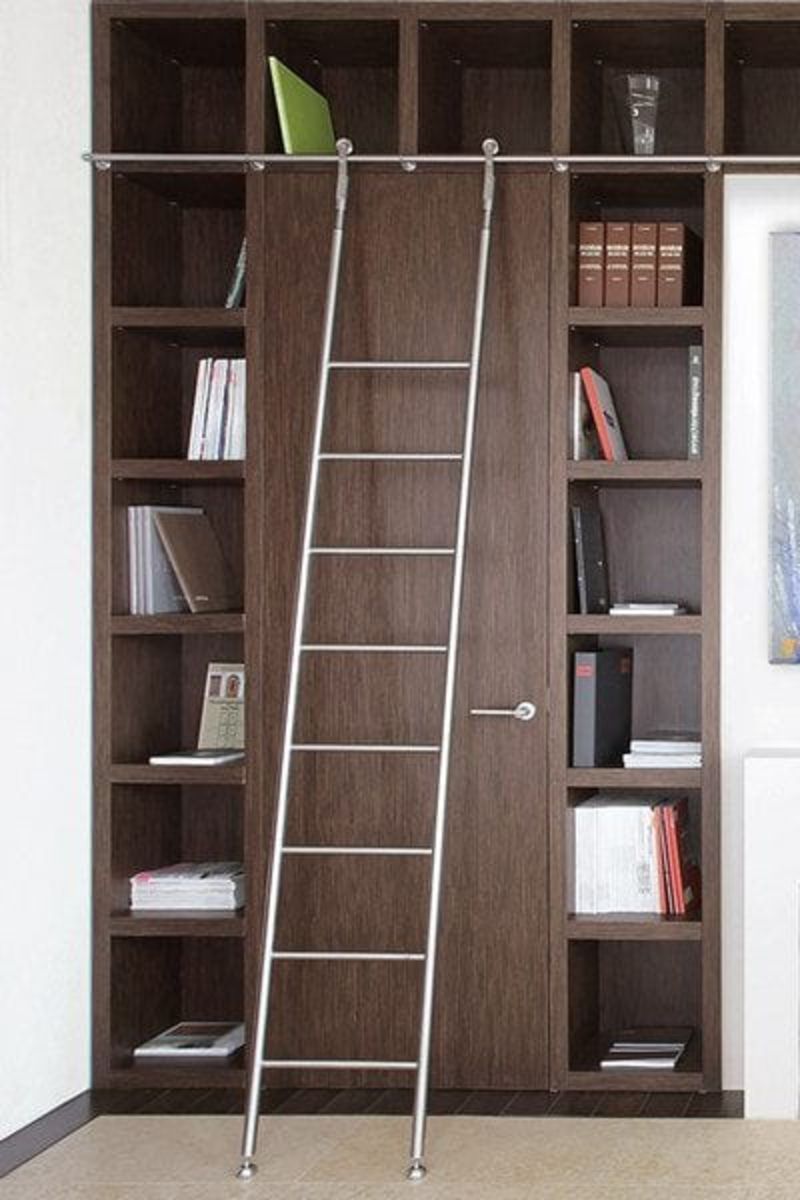 SL.6003.KL Klassik Sliding Telescoping Ladder Barn Door Hardware