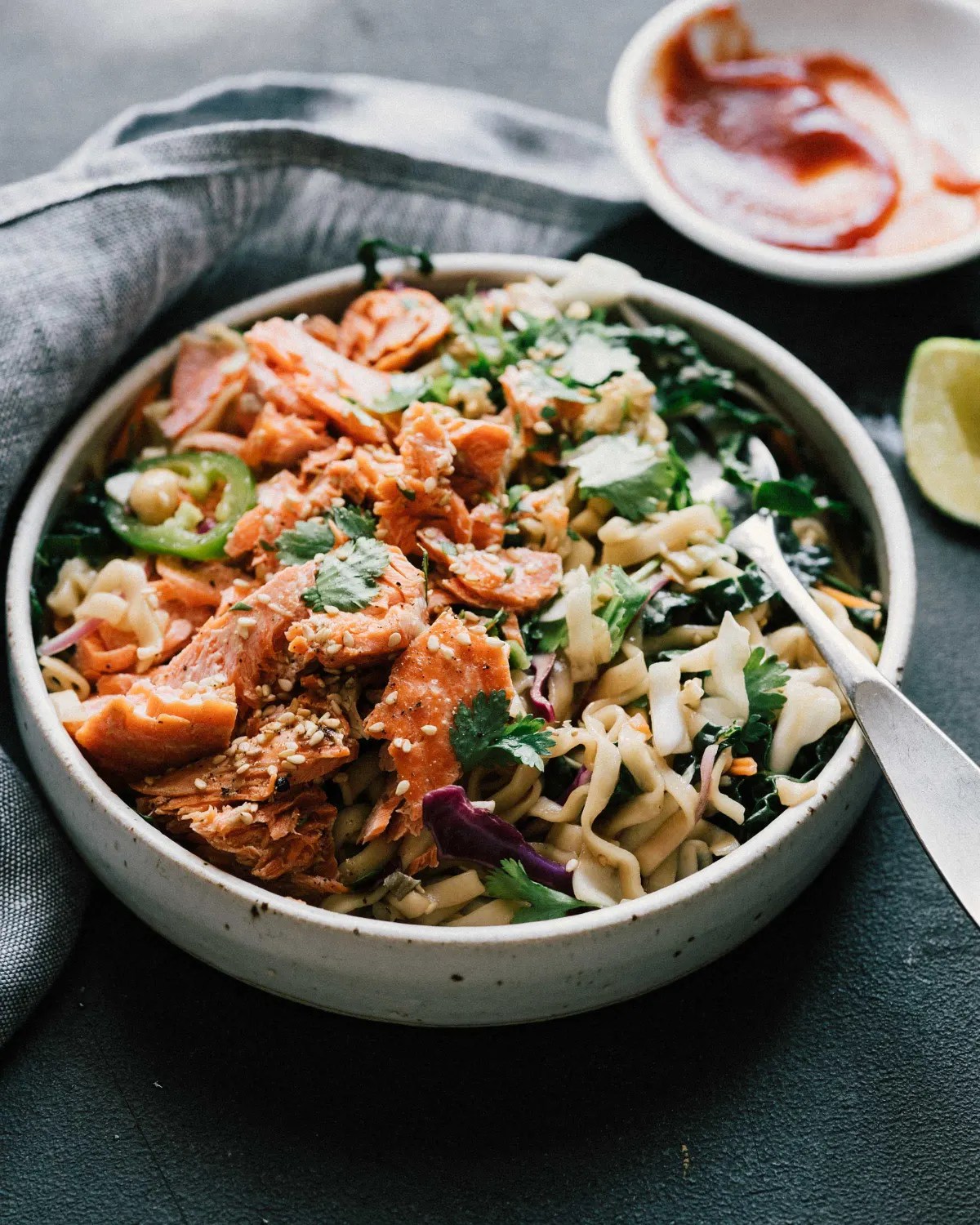 Sticky Salmon Ramen