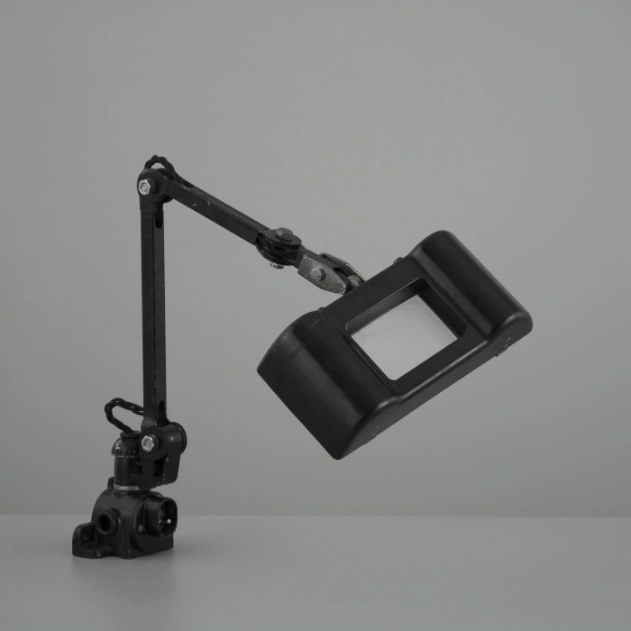1940s magnifying work light by EDL Table Lights skinflint