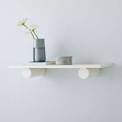 Geometric Wall Shelves Small White