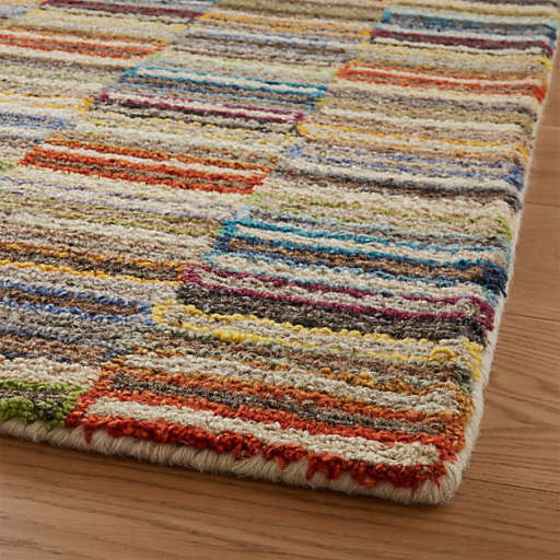 Bix Striped Wool Rug9'x12'