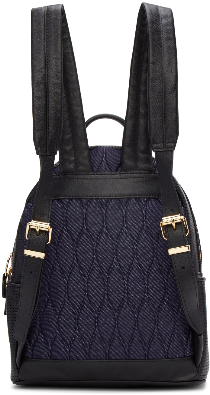 Kenzo Blue & Black Kombo Backpack SSENSE