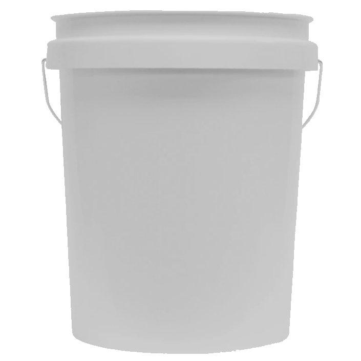 Paragon 5 Gallon White Plastic Bucket Steiner Electric Company