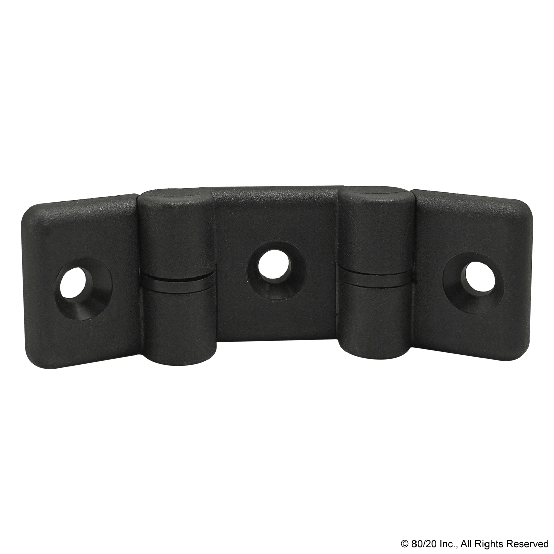 80/20 12071 PLASTIC HINGE, DOUBLE, SLOT 8,DETACHABLE Steiner Electric