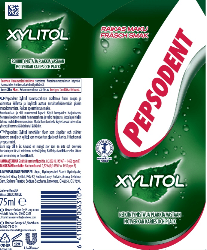 Hammastahna Pepsodent 75 ml Xylitol tokmanni.fi