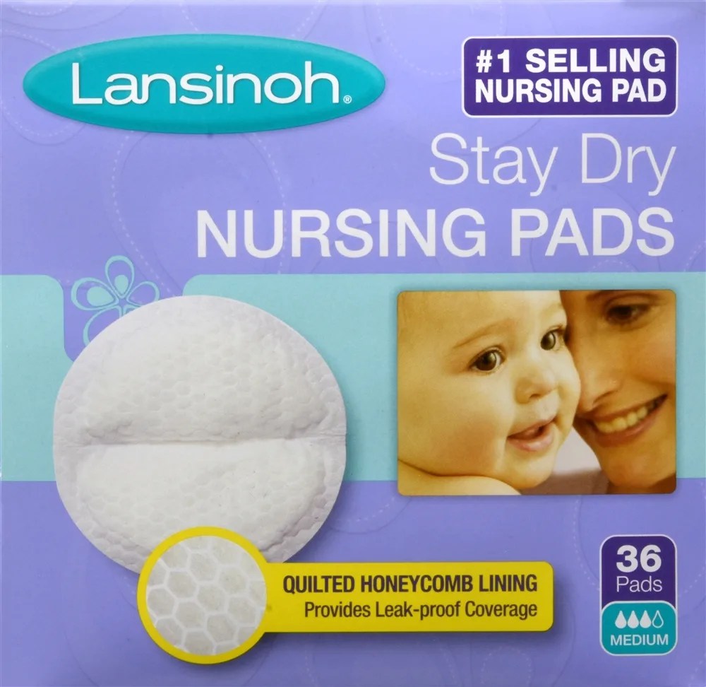 Lansinoh Stay Dry Nursing Pads Medium (36 Count) Optum Store Optum