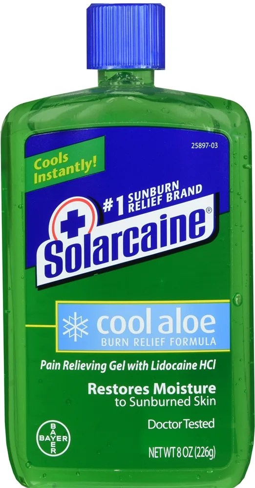 Solarcaine Cool Aloe Burn Relief Formula Gel Optum Store Optum Store