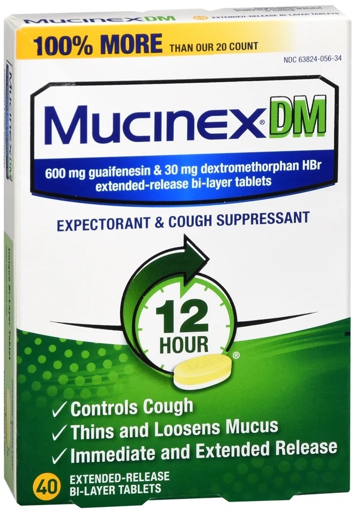 Mucinex DM Expectorant & Cough Suppressant ExtendedRelease BiLayer