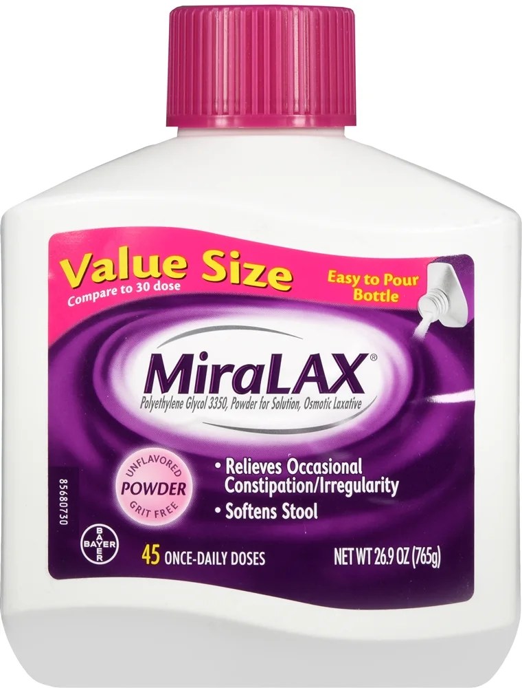 Miralax Laxative Powder for Solution Unflavored Optum