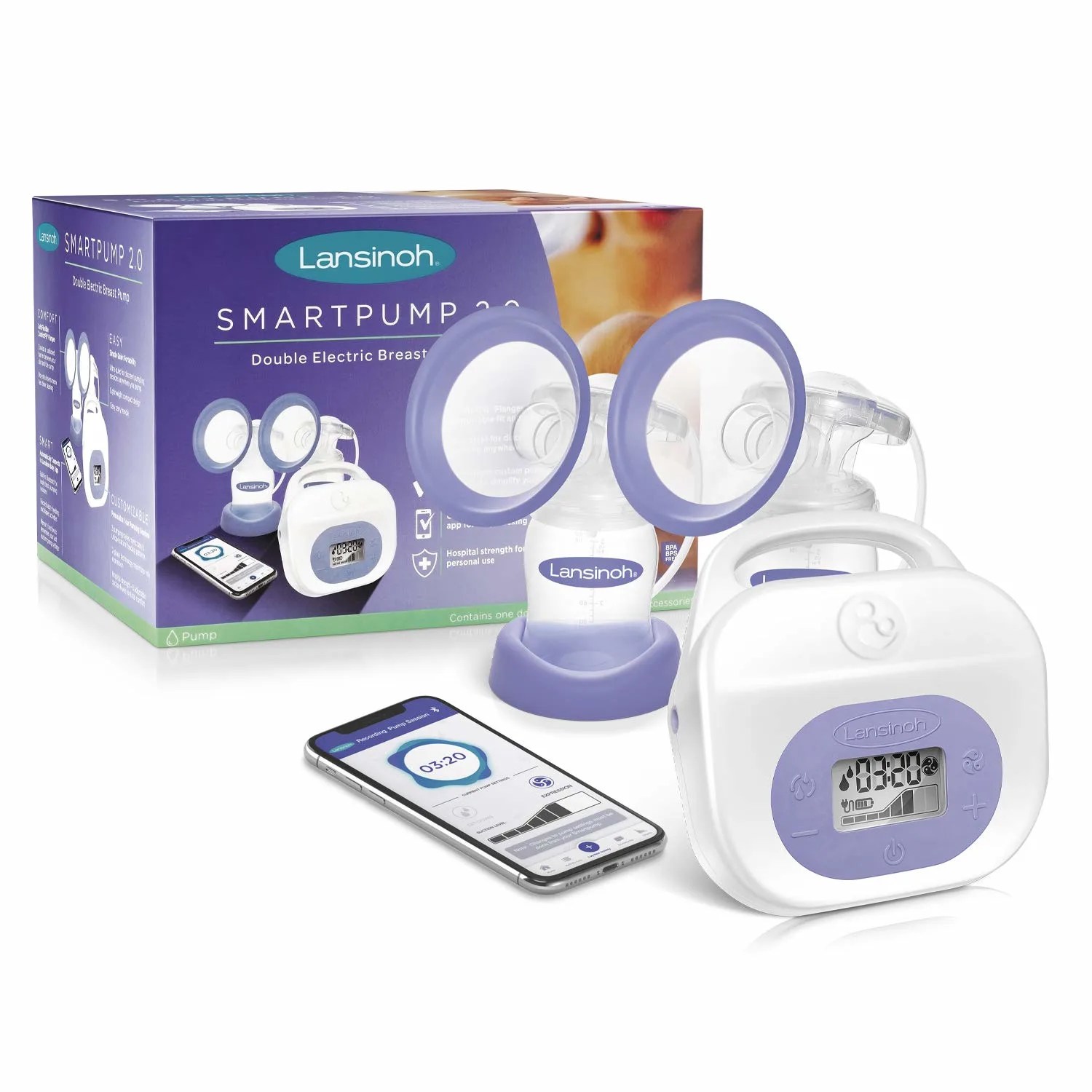 Lansinoh Smartpump 2.0 Double Electric Breast Pump Optum Store