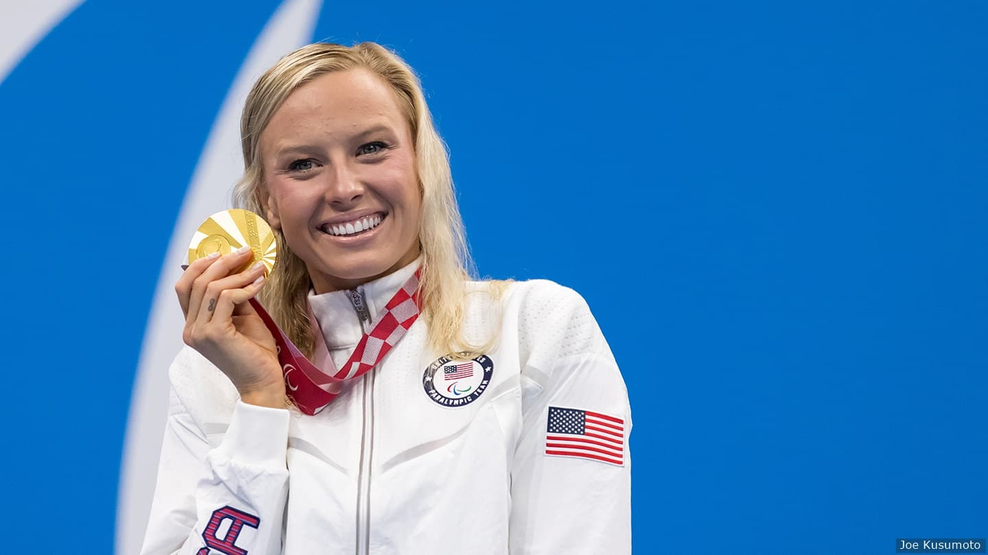 U.S. Paralympics Swimming Jessica Long Wins Gold to Capture Her 25th