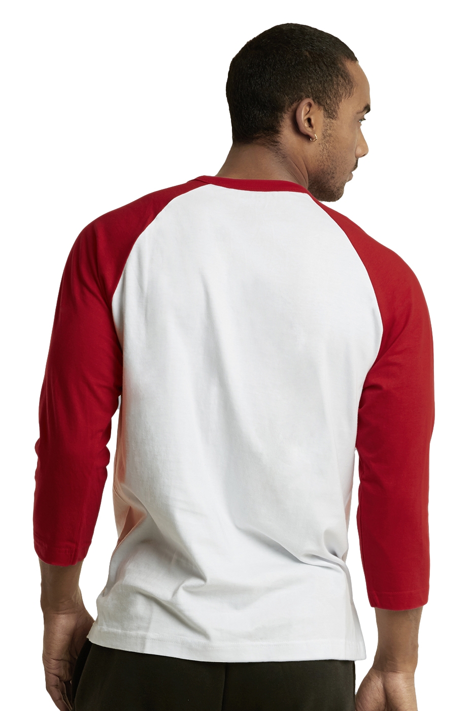 Men's 3/4 Sleeve Baseball TShirt Raglan Jersey Two Tone Active Tee eBay