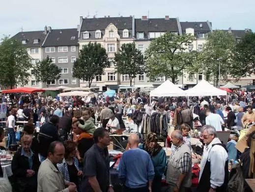 Flohmarkt in Nippes am Wilhelmplatz Veranstaltungen Köln