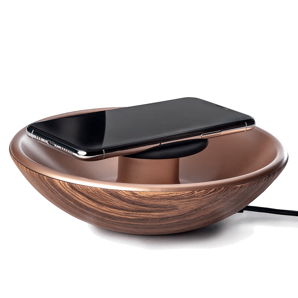 Wholesale Tylt Bowl Home Decor Wireless Charging Pad 10w Wood Grain