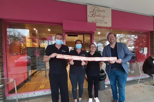 Crawley bakery who have made more than 40 deliveries to Local Heroes