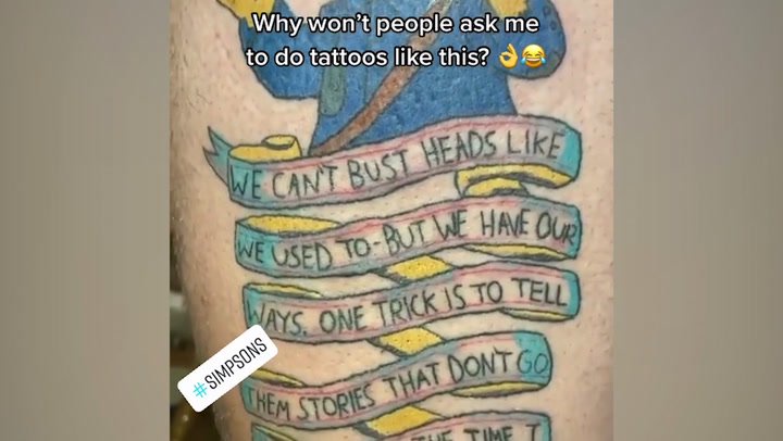 Woman Gets 'Guardian Angel' Tattoo Covered Up After People Spot X-Rated Blunder - Opera News 720_x_1280_jpg