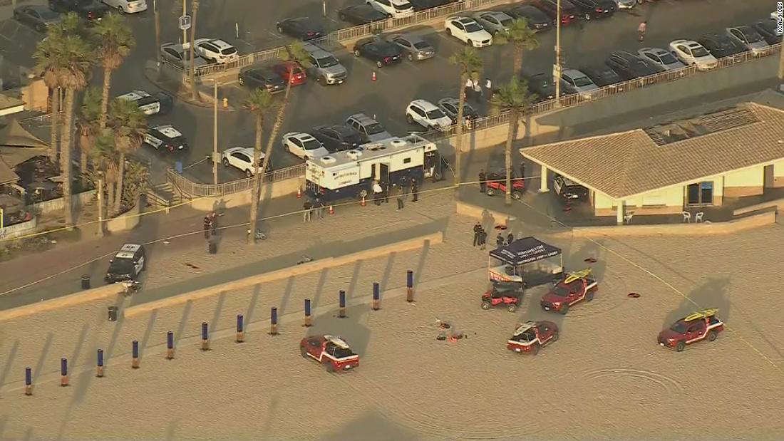 Huntington Beach shooting Police say they shot and killed an armed man