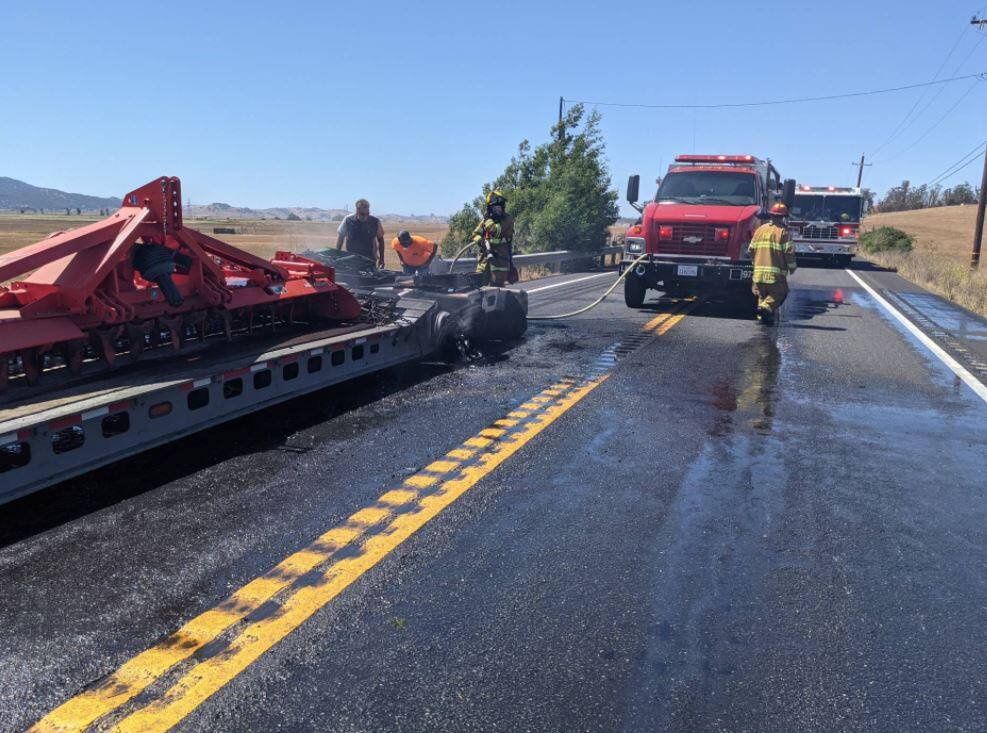 Truck sparks fire on Lakeville Highway near Petaluma Opera News