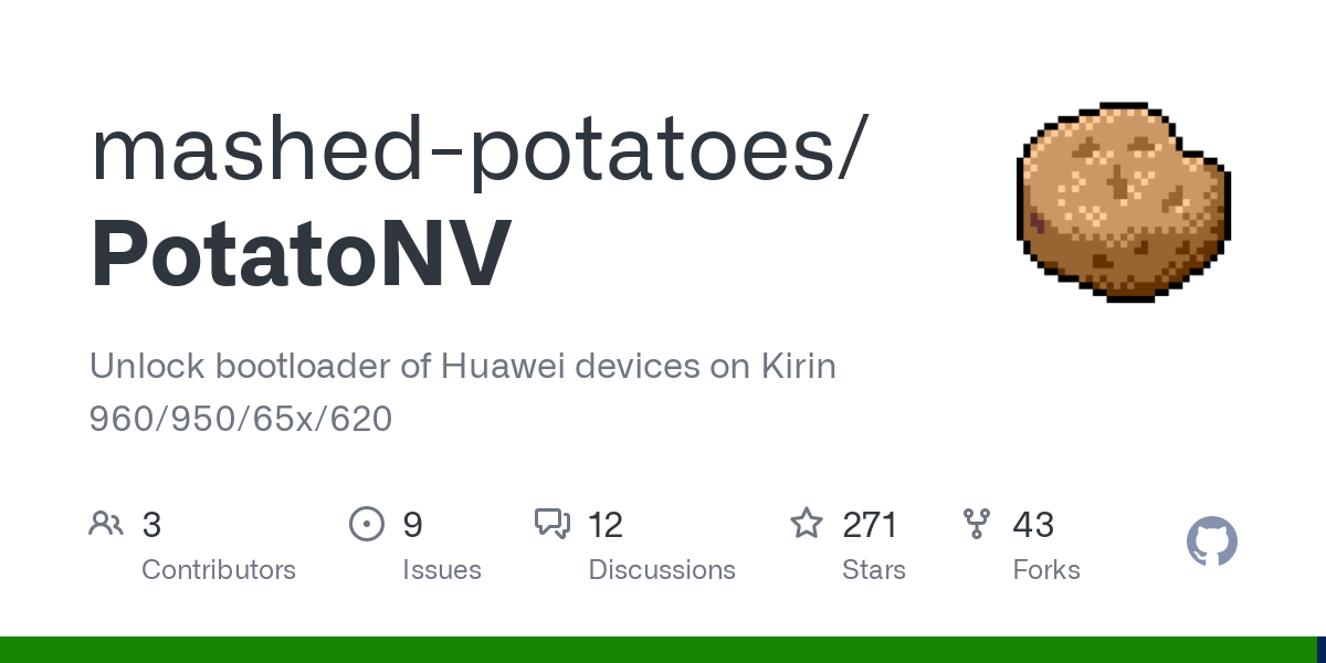 [LINUX] Unlock bootloader of HUAWEI P20 lite with PotatoNV