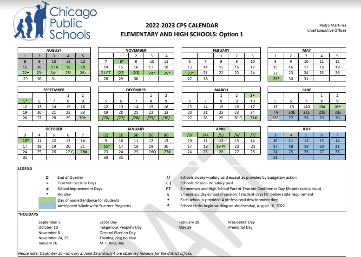 scps calendar 2023 An Earlier Start? Chicago Asks Parents To Weigh In On 2022-23 School Calendar - Opera News