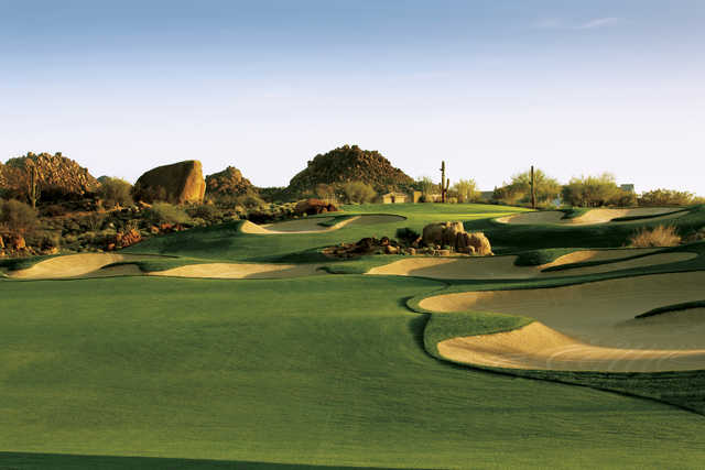 Pinnacle at Troon North Golf Club in Scottsdale, Arizona, USA Golf