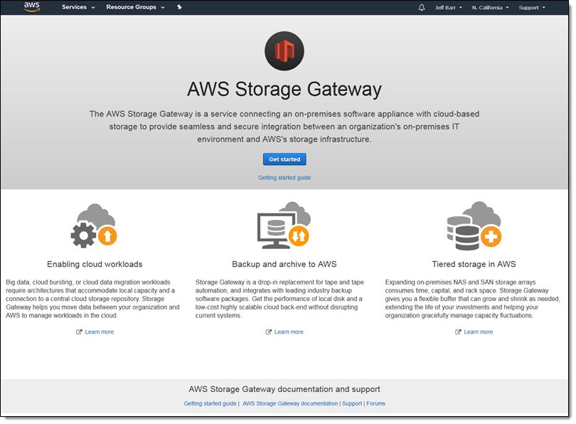 Amazon Announces AWS Storage Gateway Hardware Appliance