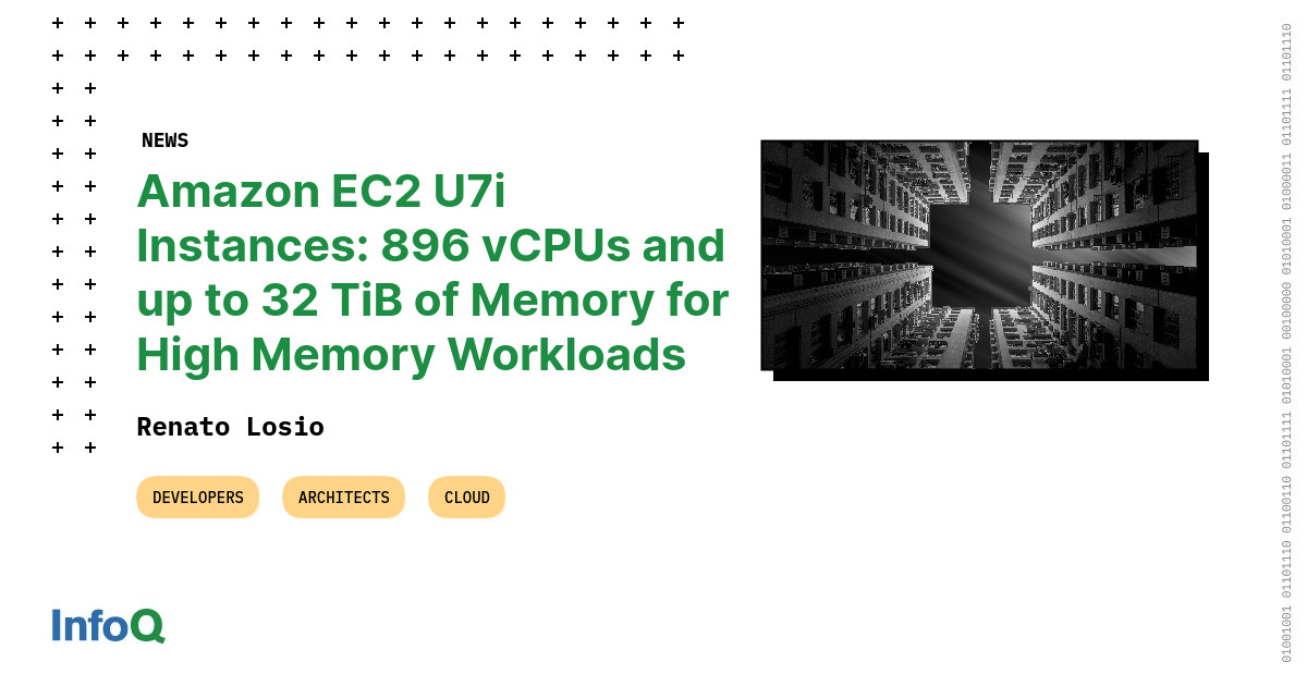Amazon EC2 U7i Instances 896 vCPUs and up to 32 TiB of Memory for High
