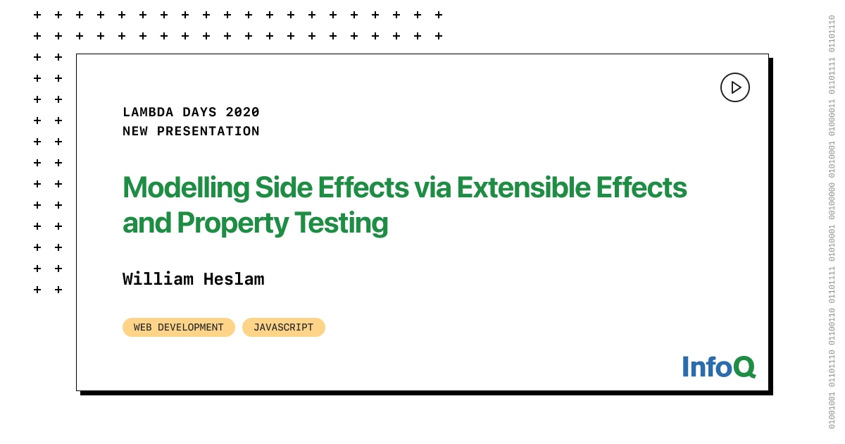 Modelling Side Effects via Extensible Effects and Property Testing InfoQ