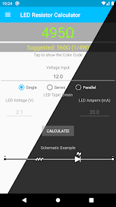 LED Resistor Calculator PC에서 렉없이 즐기는 가벼운 Android 앱플레이어 - 녹스 앱플레이어
