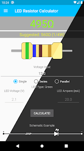 ดาวน์โหลดและเล่น LED Resistor Calculator บน PC ด้วย NoxPlayer