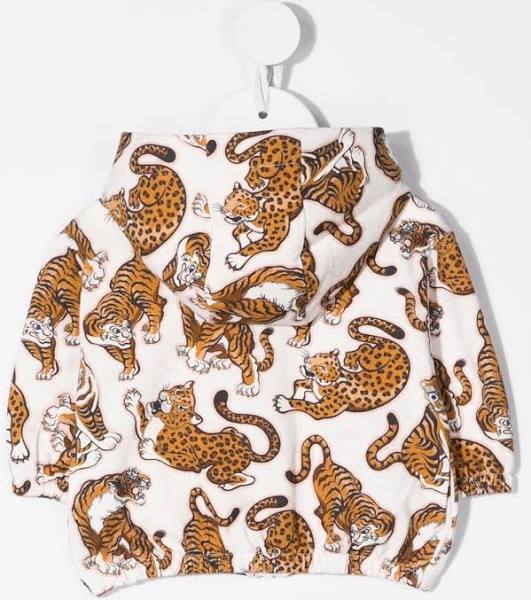 Kenzo Kids Pop Tigerprint Hoodie Size 2 RESALEFIED