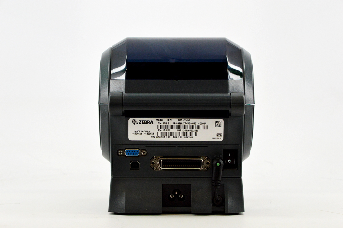 Zebra ZP450 Thermal Black Label Printer Resale Technologies