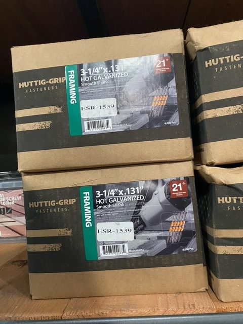 16D GUN Nails HOT Galvanized 3 1/4”x131 – Resawn Industries
