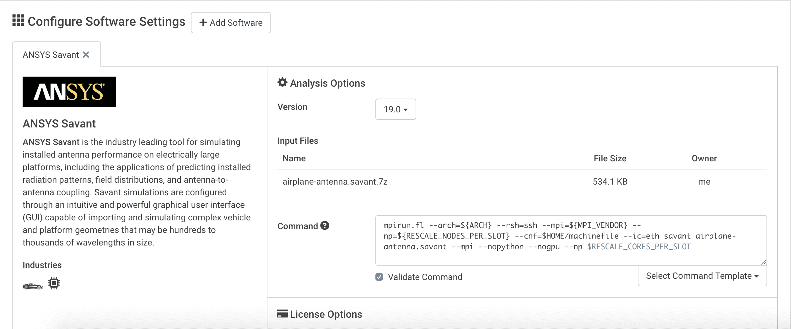 ANSYS Savant Batch Tutorials Rescale
